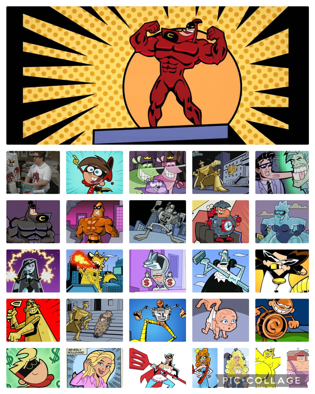 The Crimson Chin Collage (The Fairly Odd Parents) by nakuuro on DeviantArt