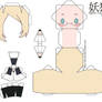 Yukinokouji Nobara Chibi Papercraft