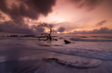 the Tanjung Merdeka Beach..