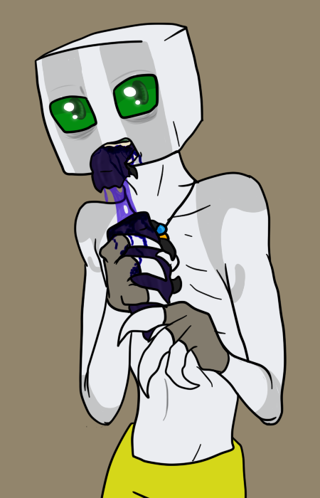 My drawing of a real endermite O.O : r/Minecraft