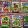 Angry birds trading cards