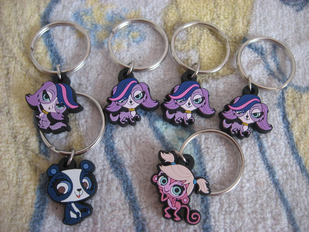 Lps Keychain Set Littlest pet shop keychains by Twilightberry on DeviantArt