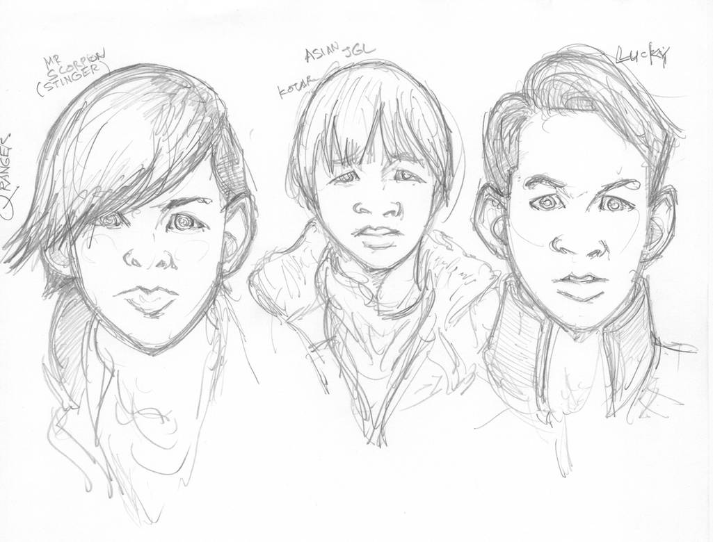 Three of the Q Rangers by Neumatic on DeviantArt