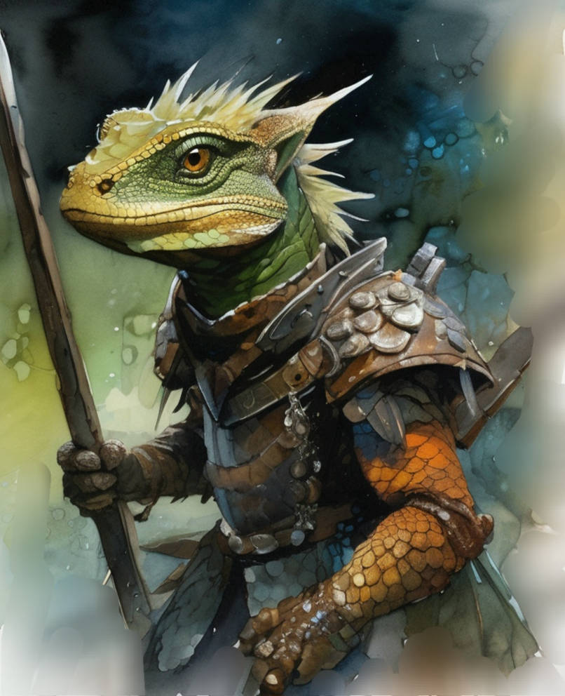 Primitive lizard humanoids 2 by Joshua2535 on DeviantArt
