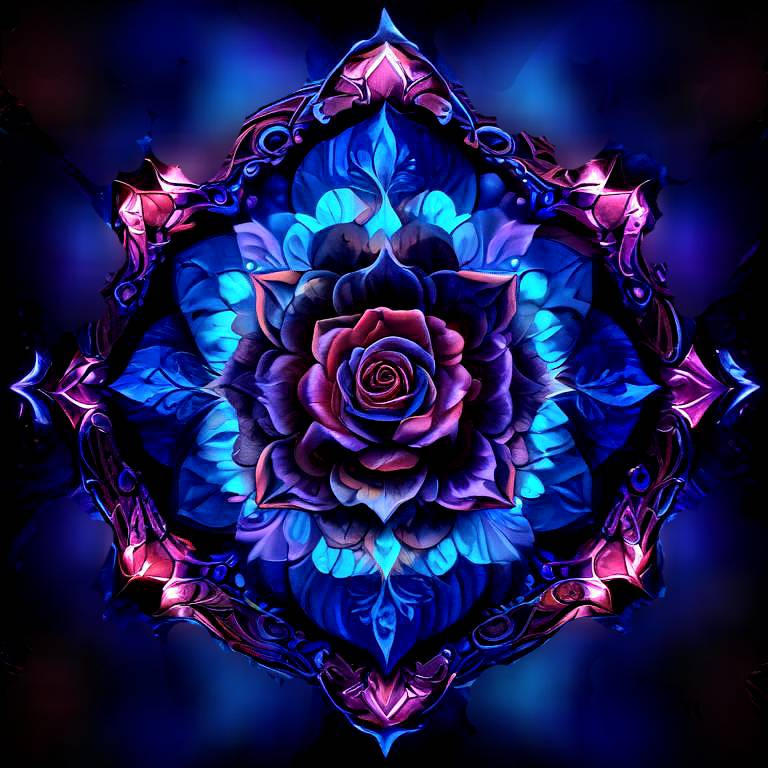 Geometrical rose by Joshua2535 on DeviantArt