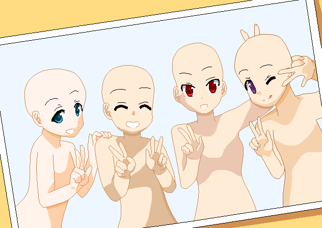 Featured image of post Anime Friend Group Drawing Base These technologies are used for things like interest based etsy ads