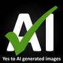 Yes to AI generated images