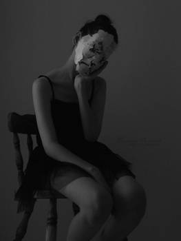 Hiding behind a mask. 2