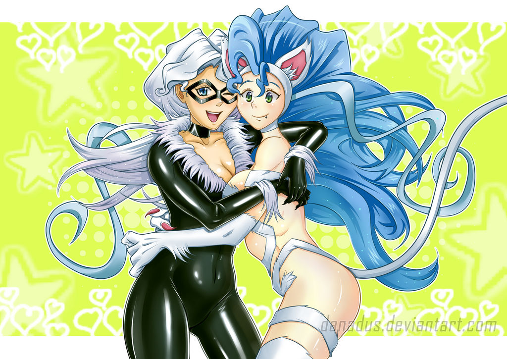 Felicia and Black Cat - Cat Friends 