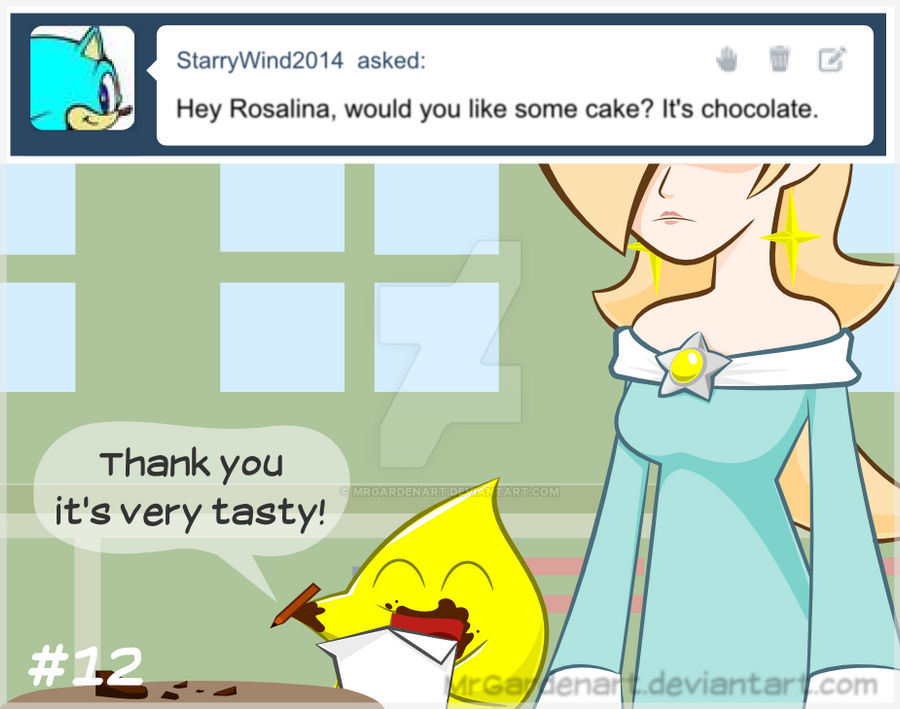 Rosalina's Reaction - 12 Chocolate cake