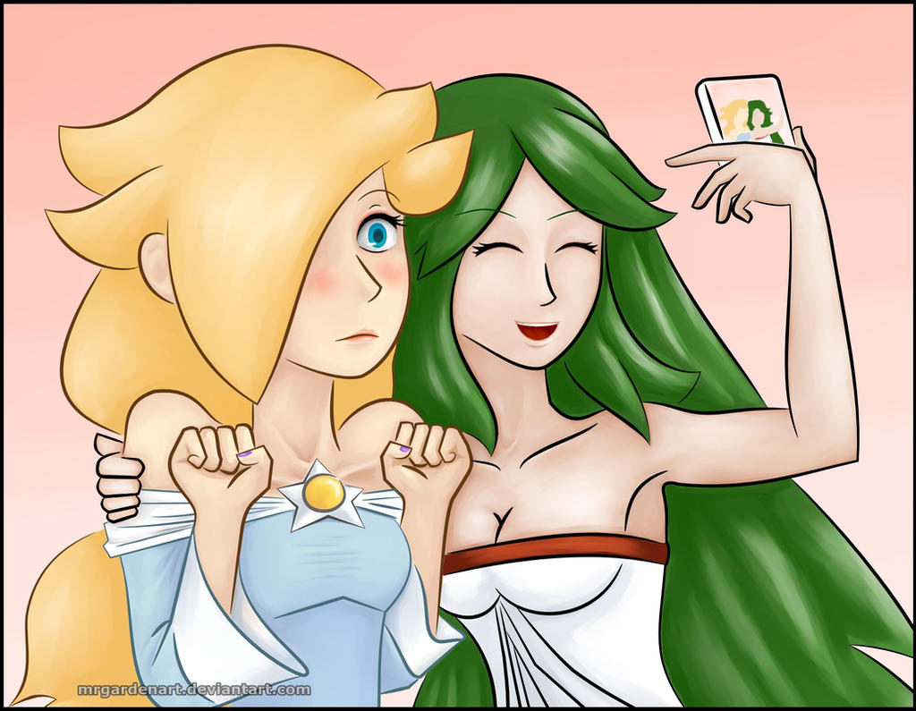 Rosalina and Palutena