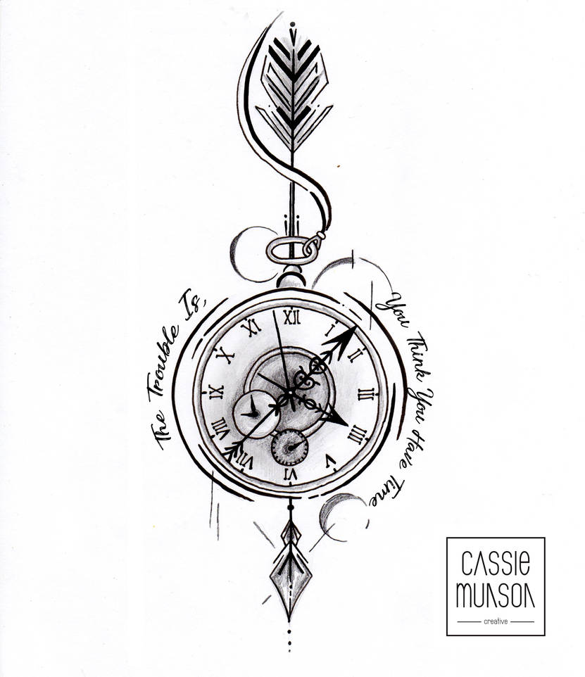 Pocket Watch Tattoo Commission By Cassiemunson Art On Deviantart Pocket Watch Tattoo Commission By Cassiemunson Art On Deviantart