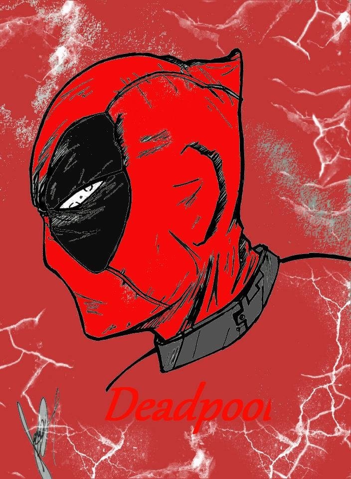 Deadpool side view finished by Corruptedvergil on DeviantArt