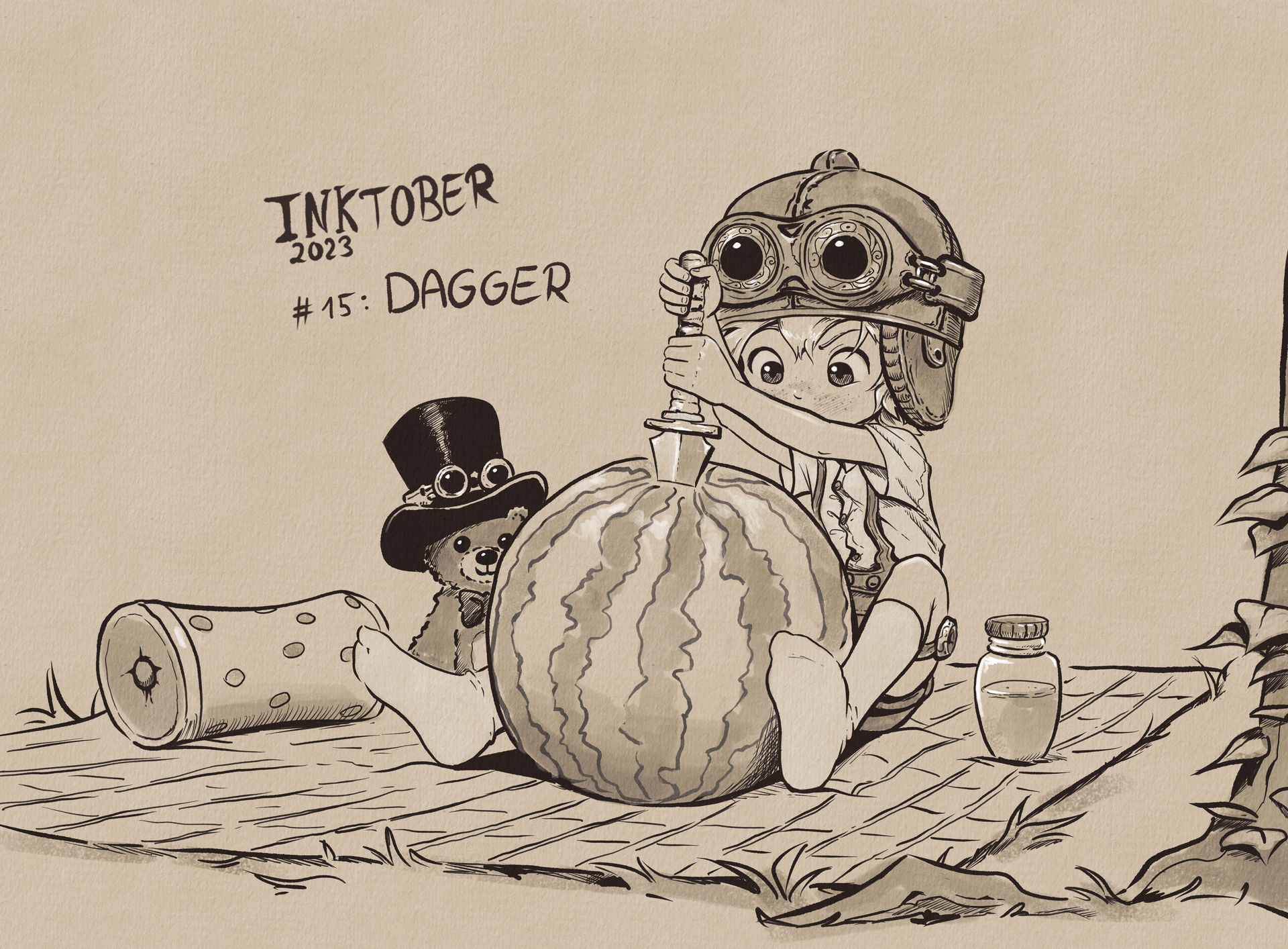 Inktober2023 Day 15: Dagger by TollesToertchen on DeviantArt