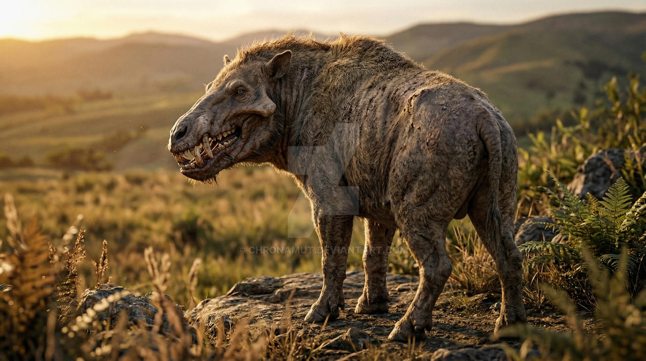 THE CHRONAVERSE (11 Imgs) - Daeodon (The Hell Pig)