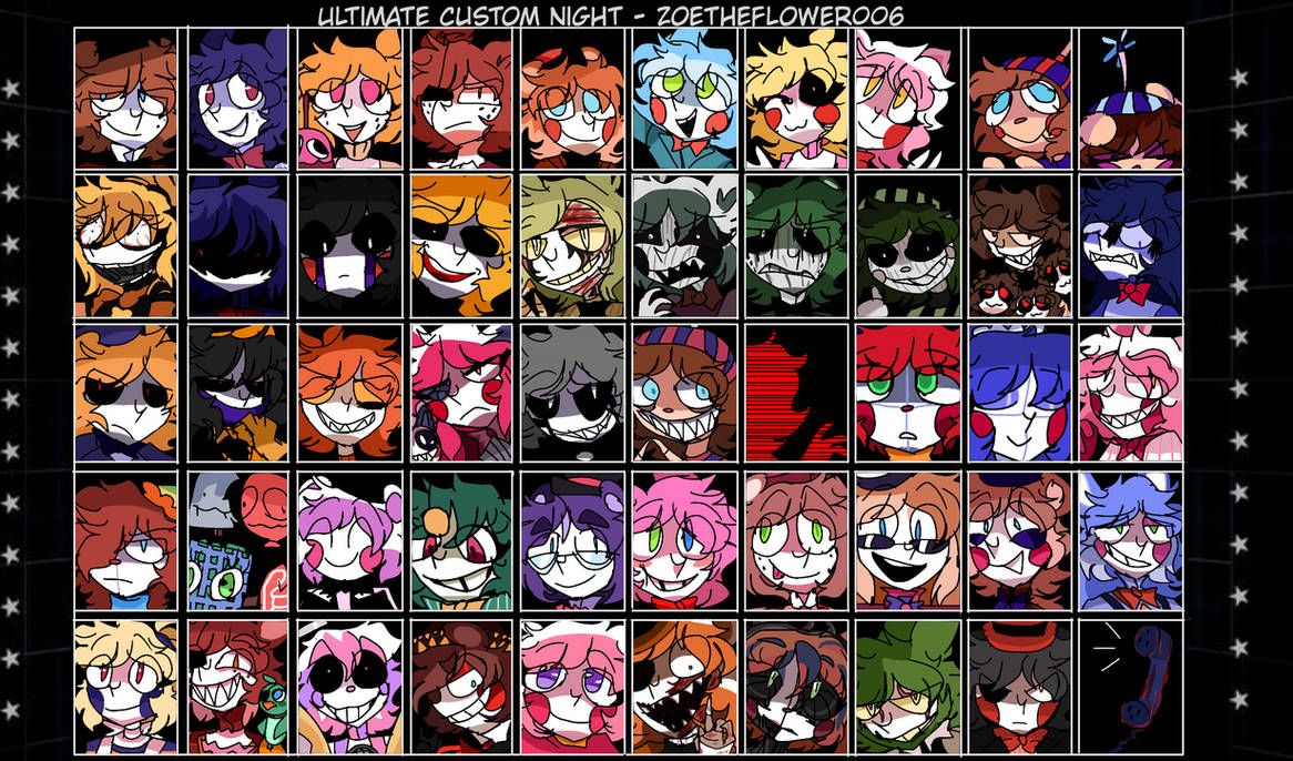 Ultimate Custom Night Draw by zoetheflower06 on DeviantArt
