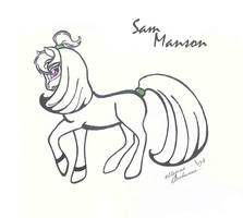 Sam Manson Pony-Style Sketch 2