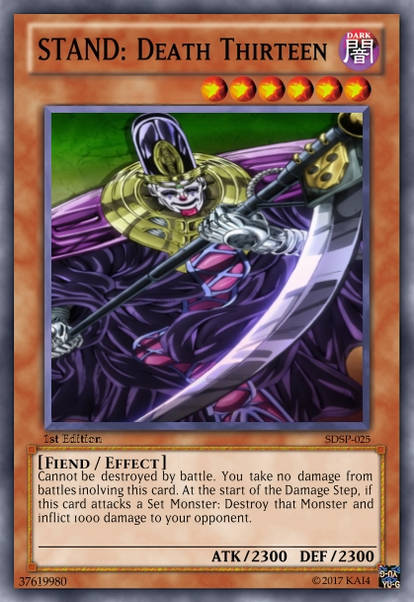 jojo yugioh cards Itajaga JoJo's Bizarre Adventure Golden Wind Episodio 02 Sticker & Waf JumpIchiban I made Some Jojo Yugioh