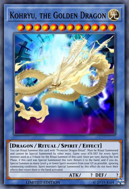 Kohryu, the Golden Dragon by TheAzureGuardian on DeviantArt