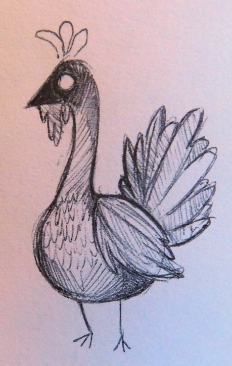 Pen Doodle Birb