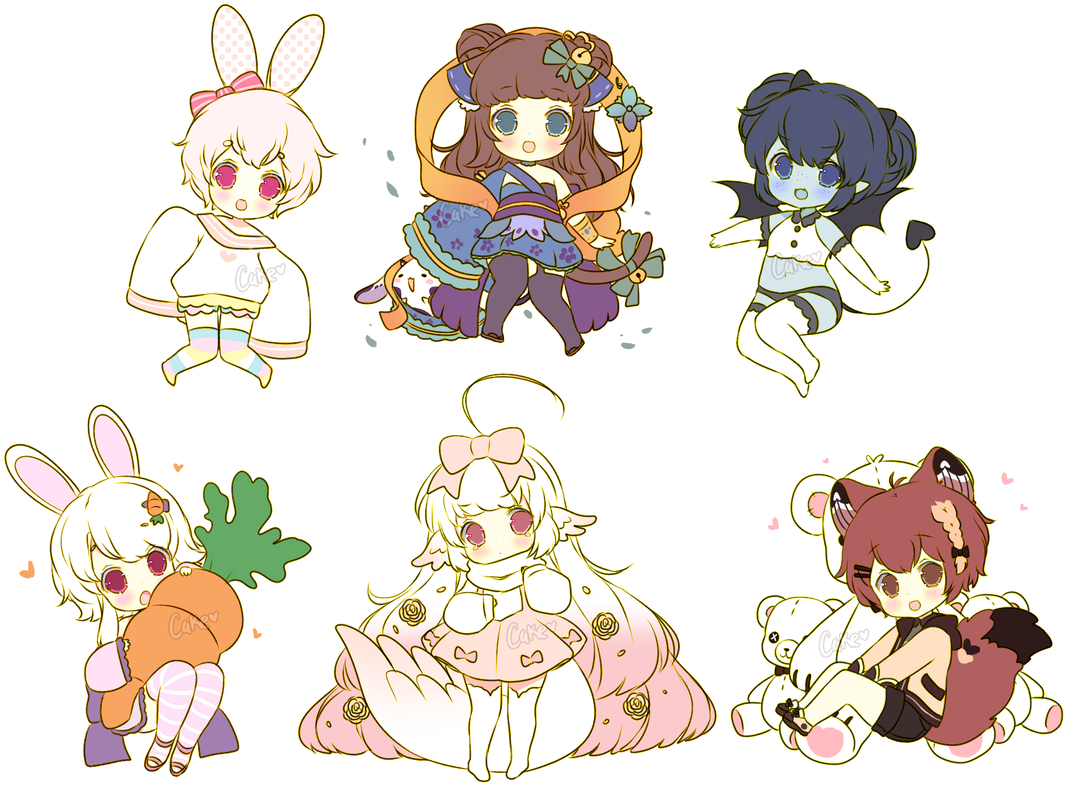 Chibi Sketch Batch 8