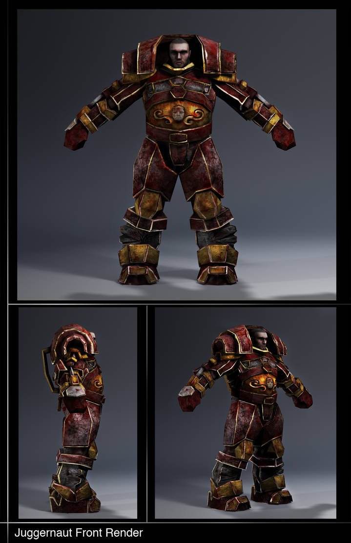 Juggernaut Front Render by AnthonyPortfolio on DeviantArt