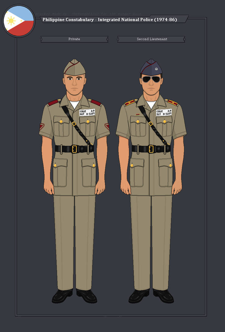 Phil Constabulary - INP Uniforms (1974-86) by VillemOgustus on DeviantArt
