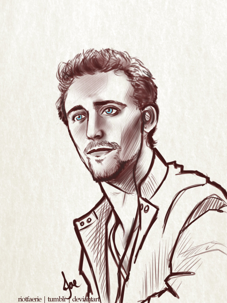 Tom Hiddleston - Midnight Sketch by riotfaerie on DeviantArt
