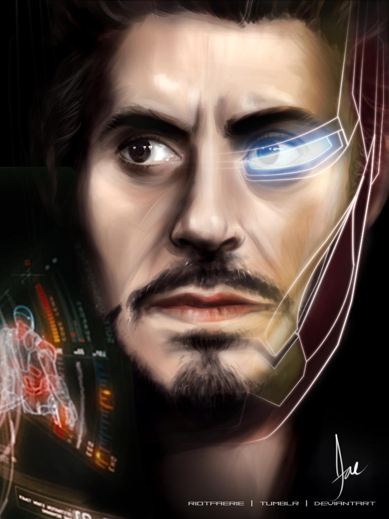 Tony Stark - 'In Truth...' by riotfaerie on DeviantArt