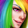 Humanized - Rainbow Dash
