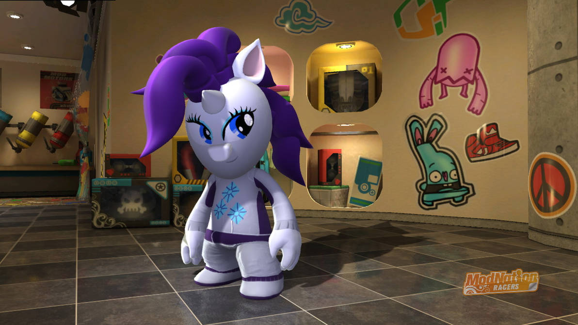 Modnation Racer Aesthetic ModNation Racers Mod - Rarity by dominator7002 on DeviantArt