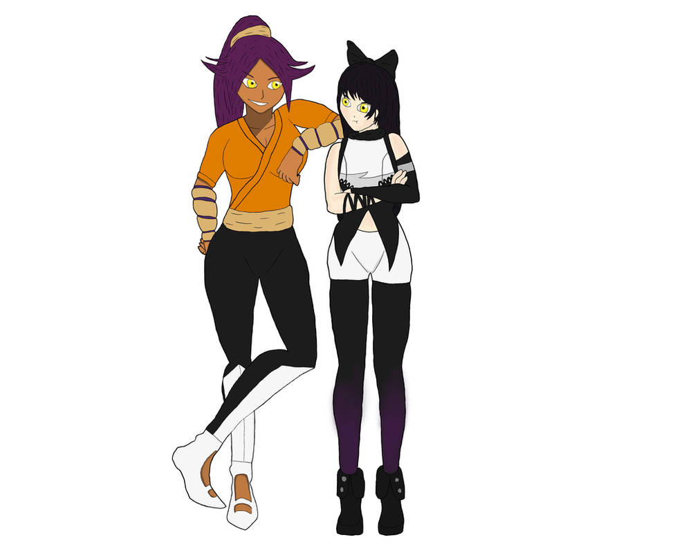 Blakelean Yoruichi Blake Lean On Shoulder colored (WIP) by SangheiliSean on ...