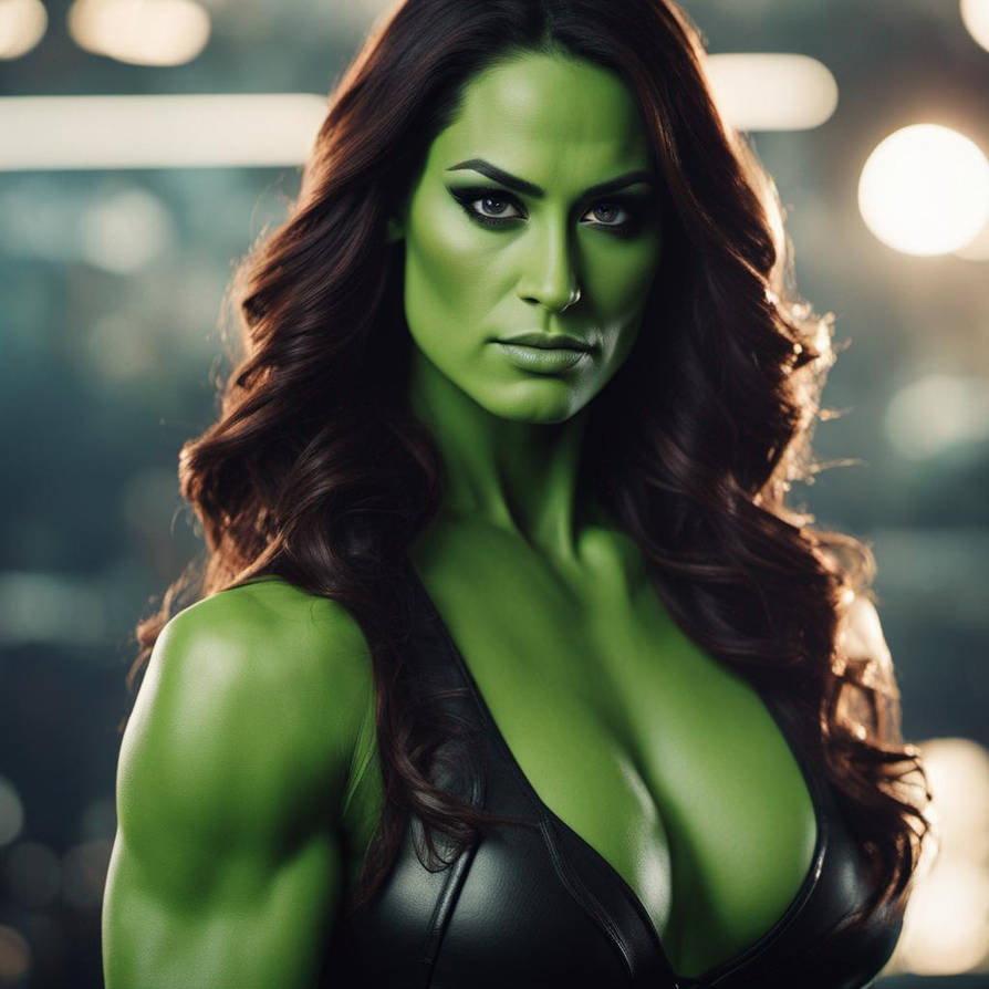WWE Diva Nikki Bella transformed into She-Hulk 2