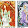 - COMMISSION - Art Nouveau - Autumn and Winter