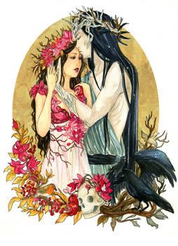- COMMISSION - Persephone and Hades