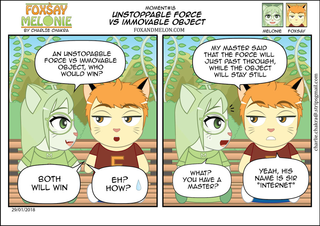 Immovable object vs unstoppable force by charliechakra on DeviantArt