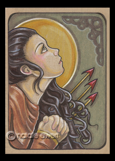 St Philomena ACEO