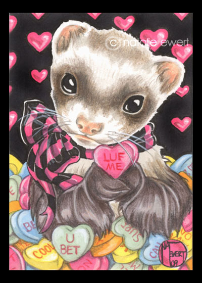 Valentine's Day Candy Ferret