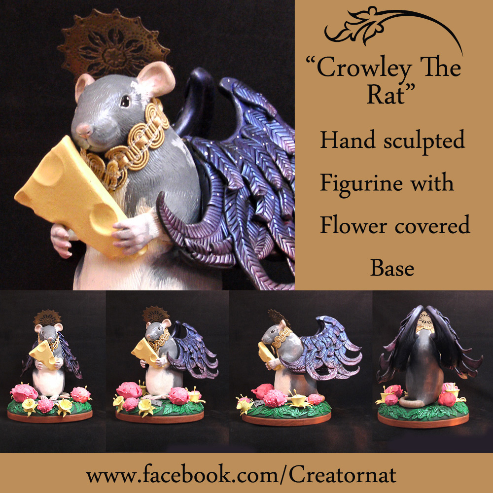 Crowley The Ratty Angel (In Detail with Base)