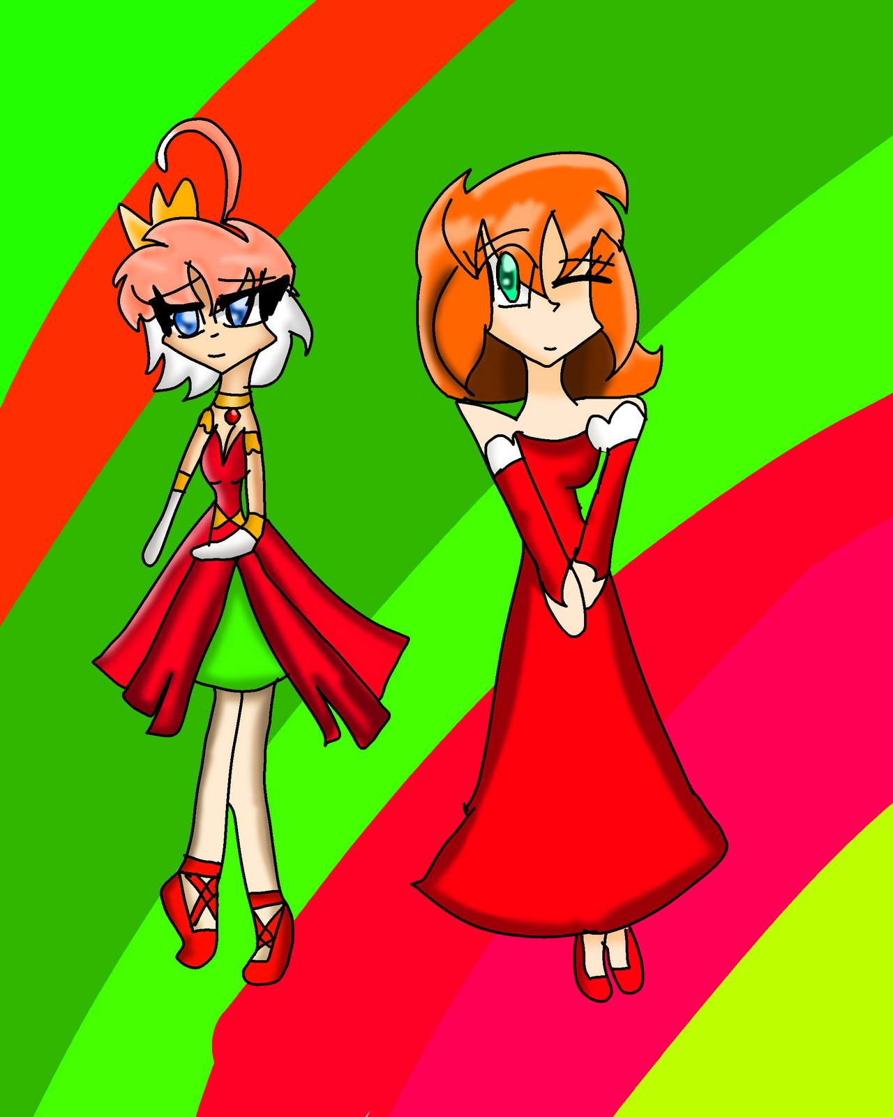 Deviantart Red Note Red and Green Part 2 by DawnPearlFox on DeviantArt