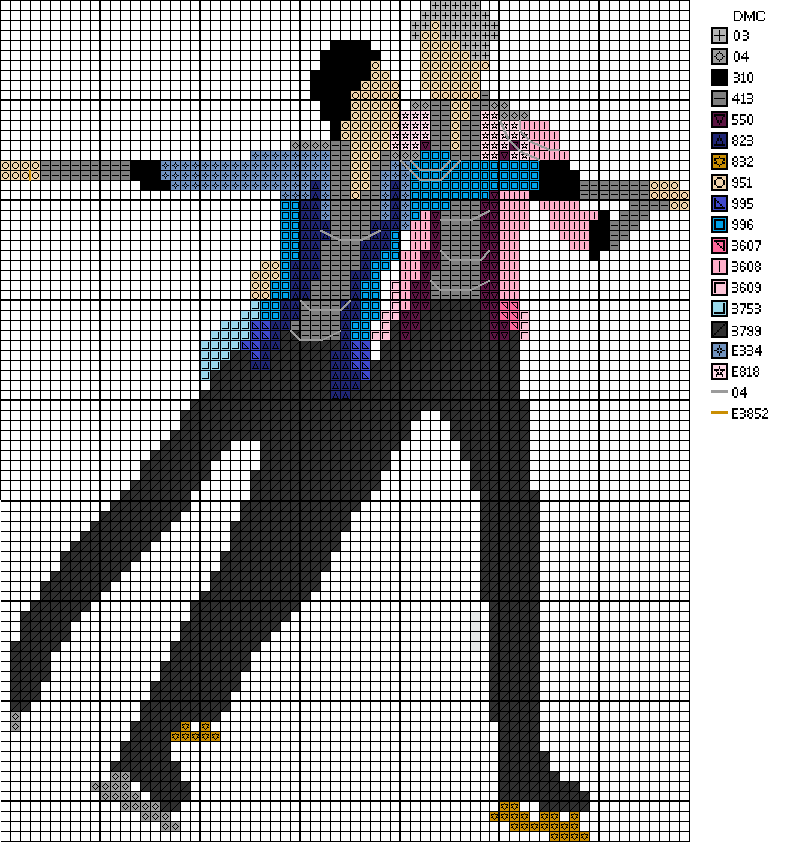 Yuri!!! on Ice: Stammi Vicino cross stitch pattern