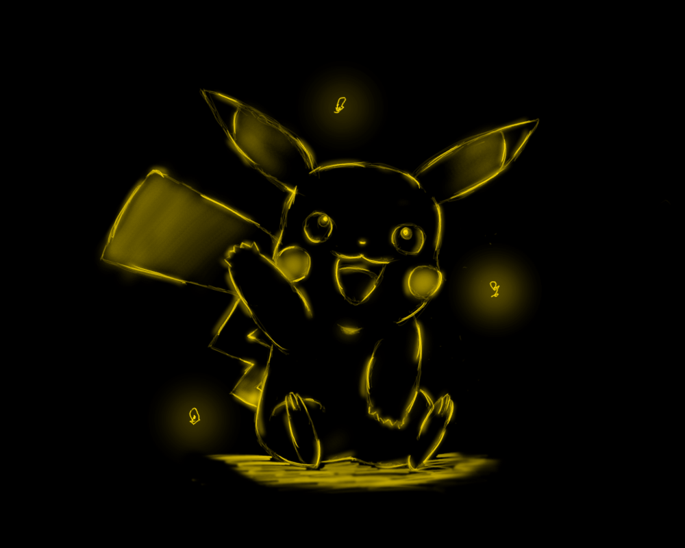 Neon Pikachu