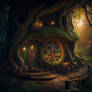 Adhoocha cozy warm hobbit tree house situated with