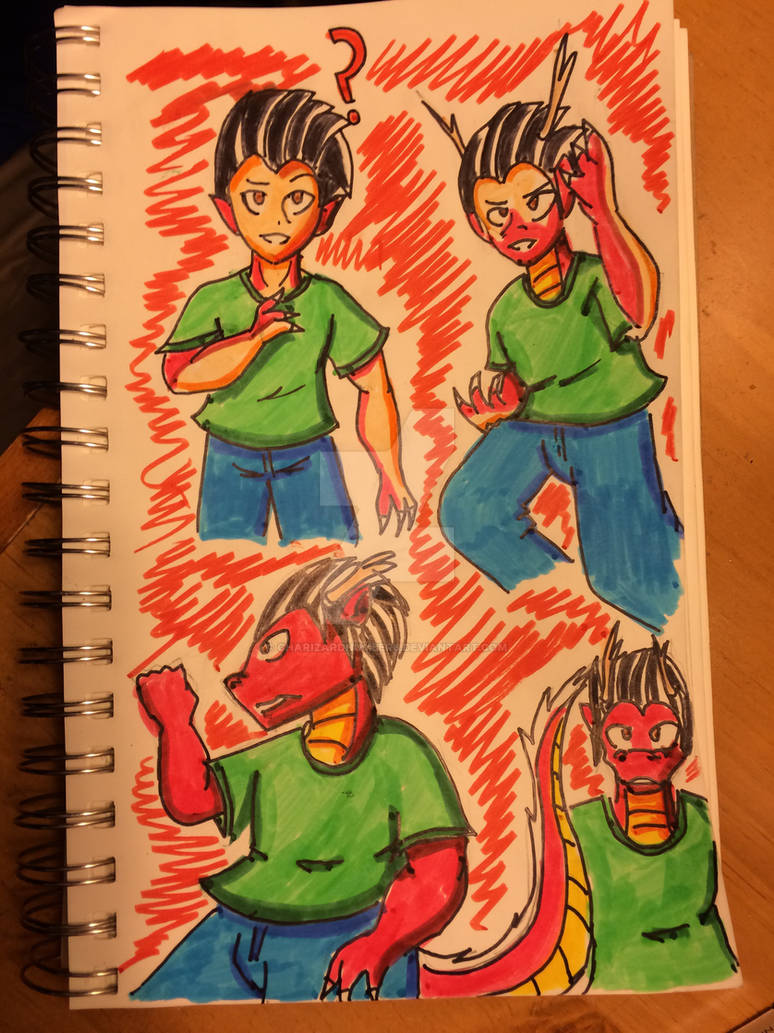 Dragon transformation by charizardnumber6 on DeviantArt