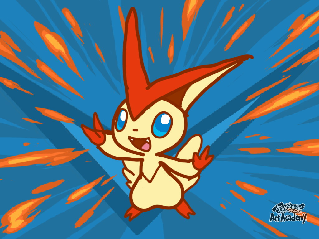 Pokemon Art Academy-Victini