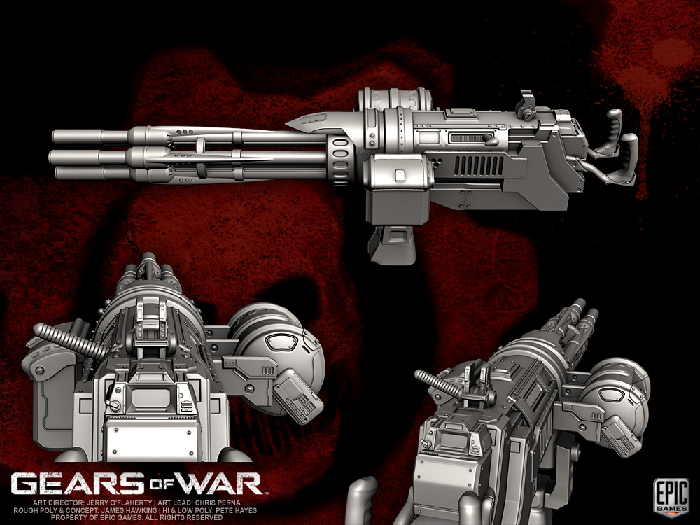 Gears of War COG Minigun