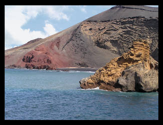 El Golfo beach - Lanzarote