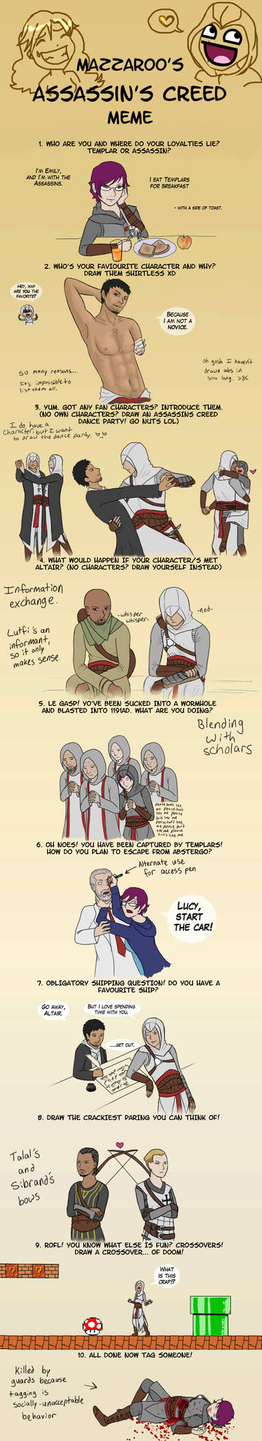 Assassin's Creed Meme by Arithusa