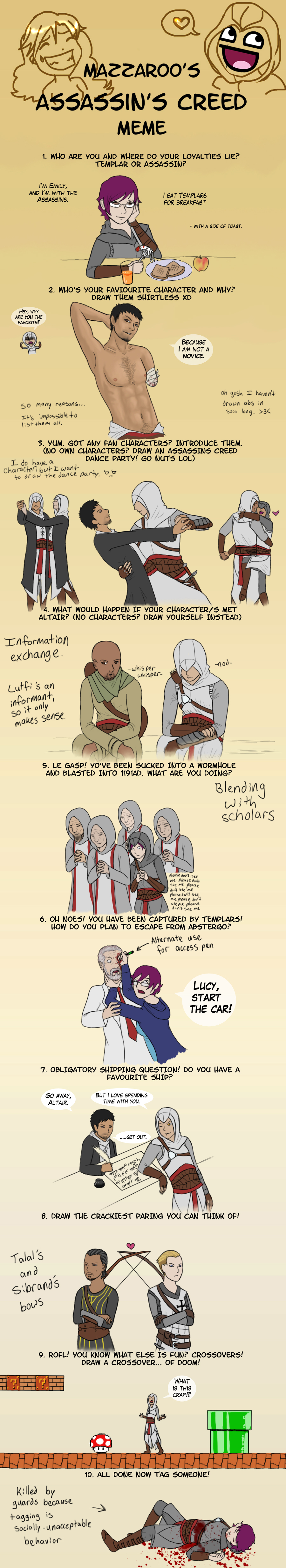 Assassin's Creed Meme by Arithusa