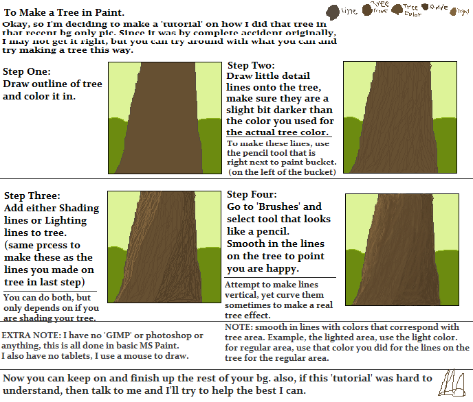 Tree Tutorial (MS Paint)